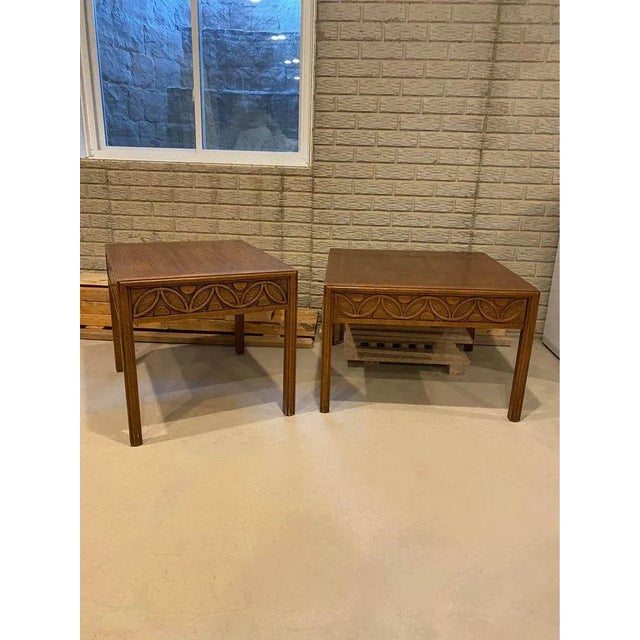 Mid 20th Century Gorgeous Set of Mid-Century Modern Living Room End Tables by Heritage For Sale - Image 5 of 5
