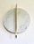 2020s Italian Wall Light in White Carrara Marble Disc and Brass Metal Frame by Simoeng For Sale - Image 5 of 10