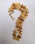 Metal Vintage Signed Givenchy Goldtone Faux-Amber Beaded Necklace For Sale - Image 7 of 9