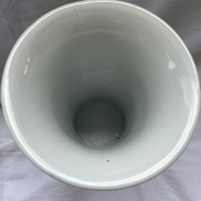 Mid 20th Century Vintage Chinoiserie Koi Vase For Sale - Image 5 of 5