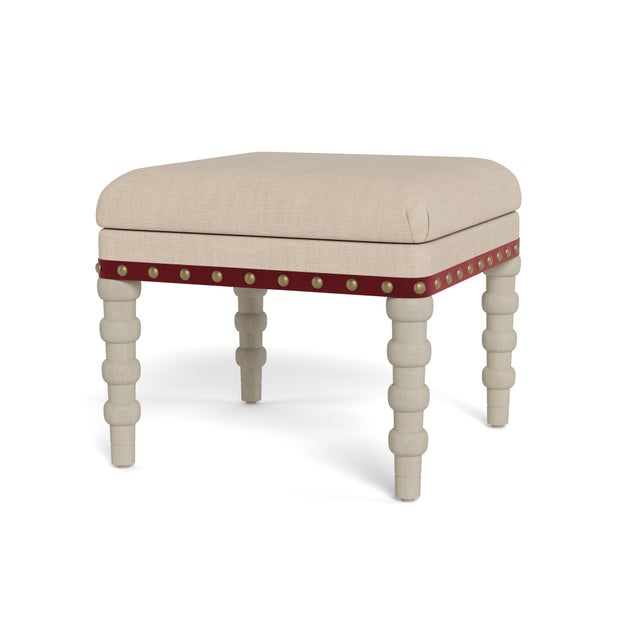 Stylish and versatile, this stool harmoniously gets to work as a little table or footrest and could be pulled up for a...