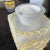 1990s Italian Glass White Vase With Silicon Design For Sale - Image 9 of 11