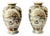 Japanese Satsuma Vases with Figural Decoration, Set of 2 For Sale