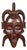 Large 20th Century African Tribal Wooden Mask For Sale