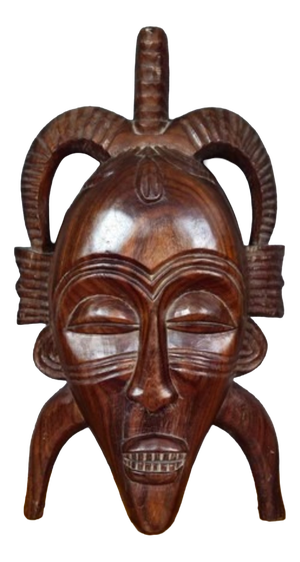 Large 20th Century African Tribal Wooden Mask