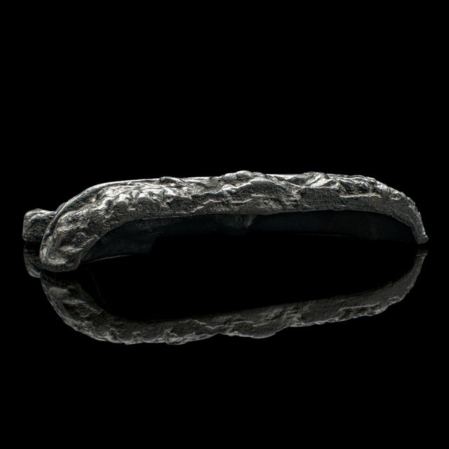 Dark Gray 1910's Small Antique Dog Door Stop For Sale - Image 8 of 8