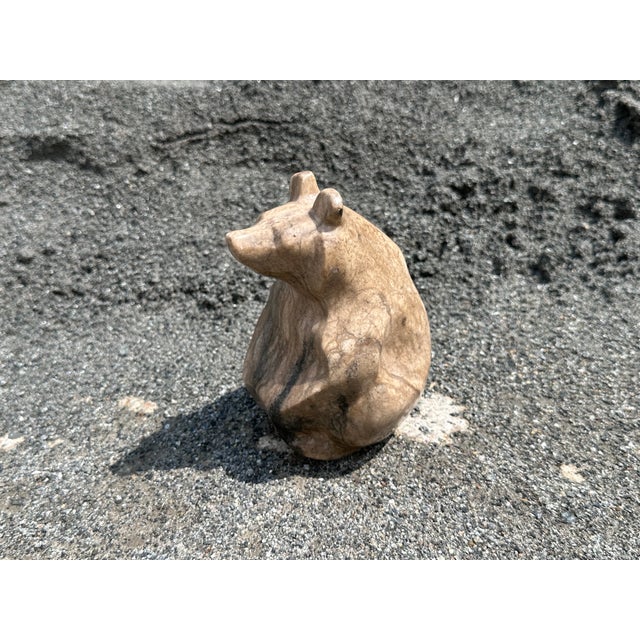 Handcrafted Bear Figurine in Soapstone, Germany, 1970s For Sale - Image 13 of 15