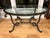 Vintage French Style Wrought Iron and Glass Coffee Table For Sale - Image 4 of 13