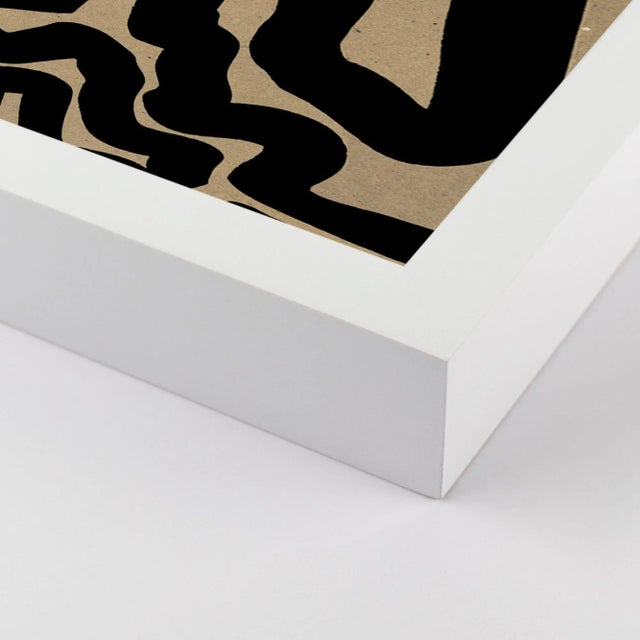 DESCRIPTION: Quick Slow by Kate Roebuck in White Framed Paper, Medium Art Print SPECIFICATIONS: Type: Framed Paper. Framed...