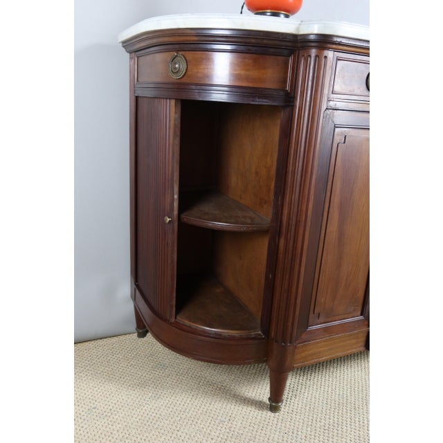 Maroon Louis XVI Mahogany Sideboard For Sale - Image 8 of 15