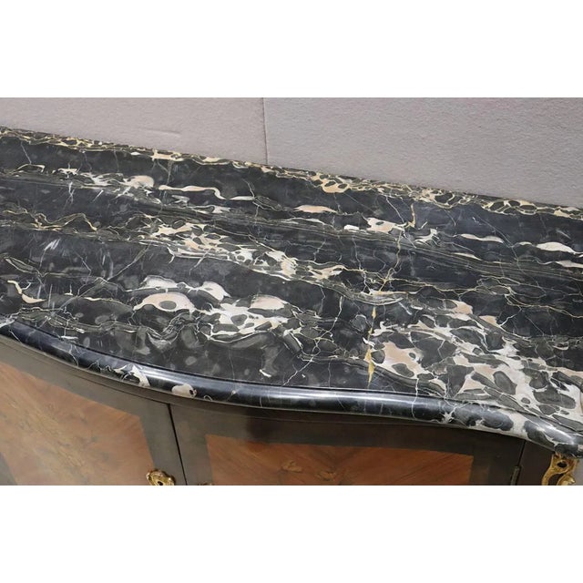 Superb Pair of Signed 18th C. Jacques Dubois Marble Top Commode For Sale - Image 16 of 16