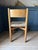 Pair of Attributed Charlotte Perriand Rush Meribel dining chairs. Purchased from Galerie Provenance. Light wood frame,...