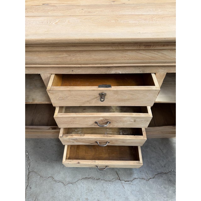 Wood Elm Sideboard, Early 20th Century For Sale - Image 7 of 14