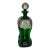 Vintage Danish Kluk Kluk Green Decanter by Holmegaard For Sale