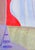 2020s Jessica Simorte "Curtain" Contemporary Colorful Abstract Mixed Media Interior Space Painting, 2022 For Sale - Image 5 of 8