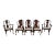 Set of 8 Henkel Harris Mahogany Dining Room Chairs For Sale