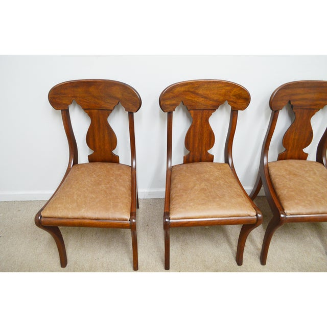Henkel Harris Side Dining Chairs Set of 4 For Sale - Image 9 of 10