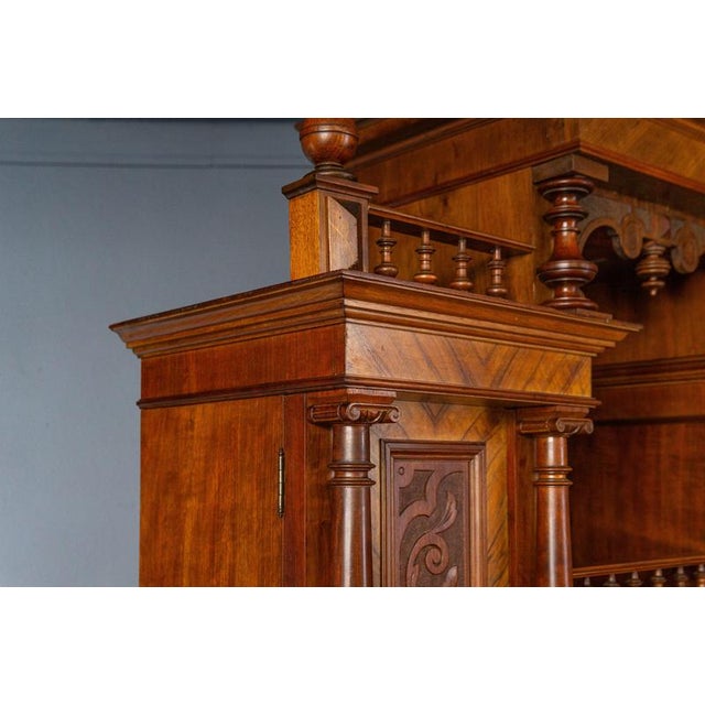 Wilhelminian Style Sideboard Cabinet, Late 1800s For Sale - Image 16 of 18