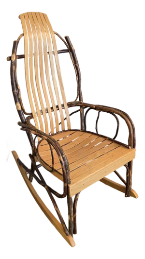 Amish Bentwood Hickory Rocking Chair