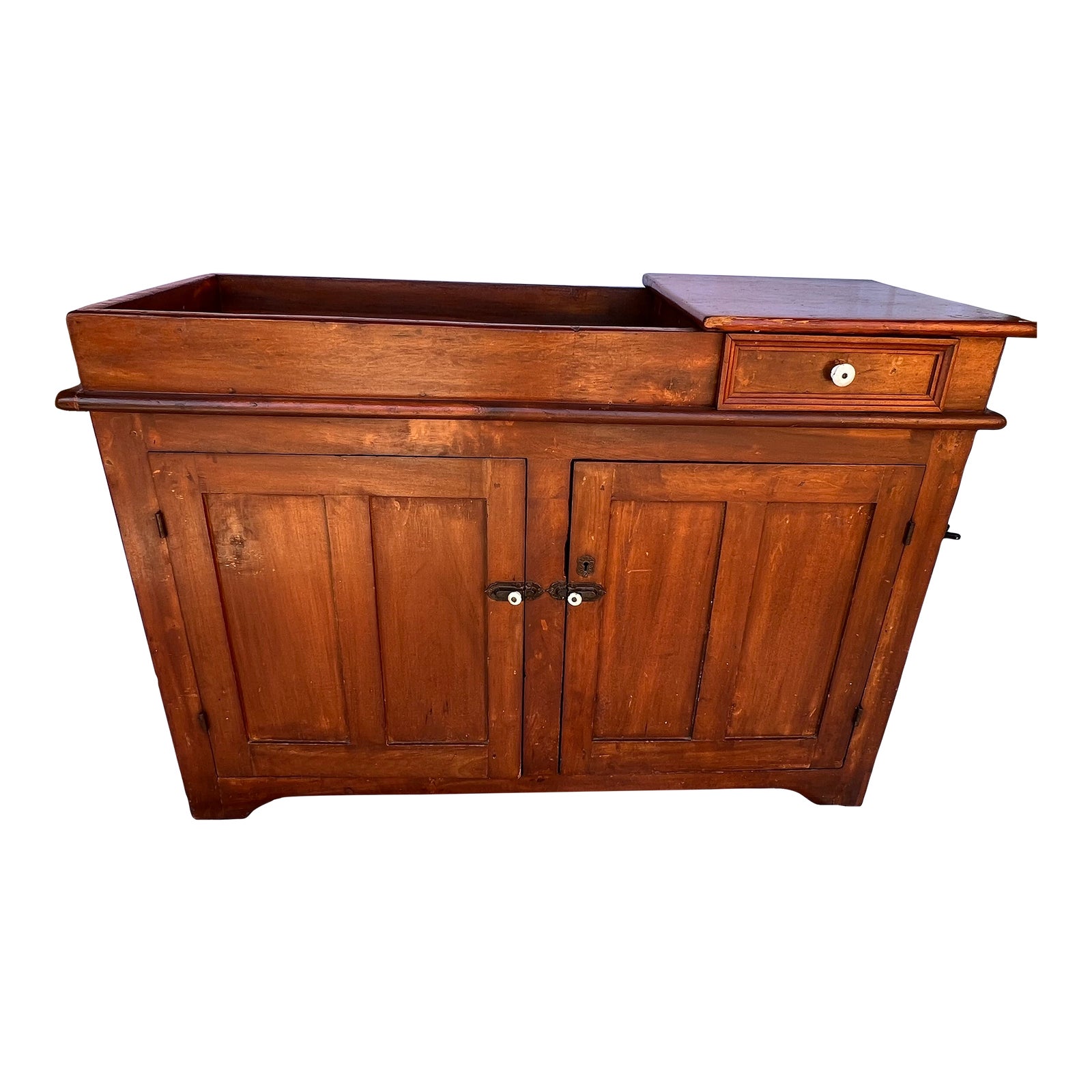 Antique Pine Dry Sink | Chairish