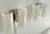 1970s Italian Wall Sconces in Curved Plastic and Chrome, 1970s, Set of 2 For Sale - Image 5 of 12