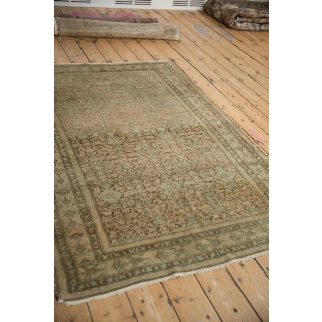 Textile Antique Distressed Malayer Rug - 4'3" X 6'5" For Sale - Image 7 of 10