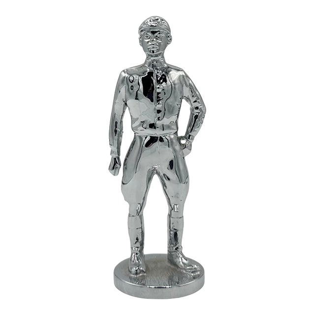 Vintage Louis Lejeune Equestrian Horse Jockey Car Mascot For Sale