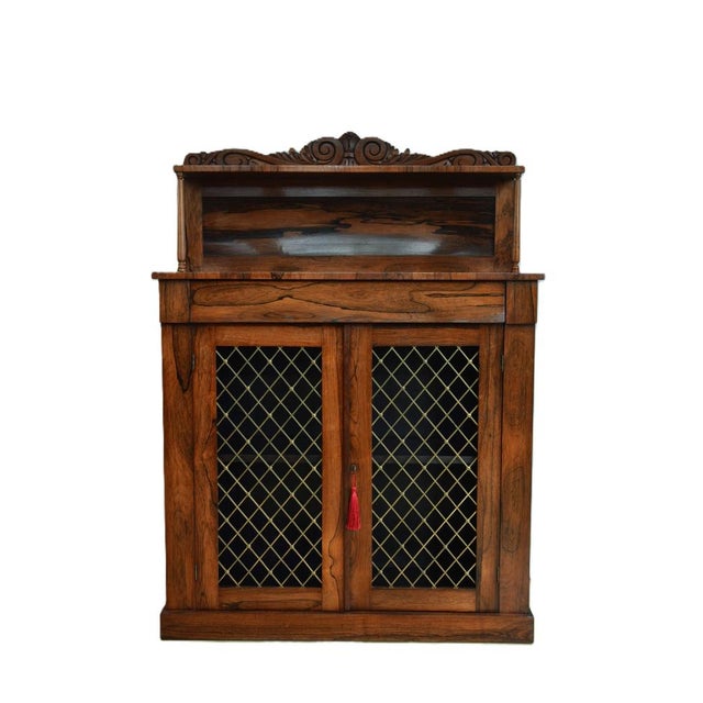 Antique English William IV Chiffonier, 1840 For Sale - Image 18 of 18