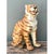 Orange Vintage Italian Ceramic Tiger Statue For Sale - Image 8 of 12
