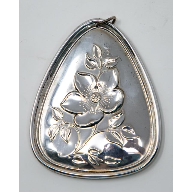 1970s 1973 Towle Sterling Ornament Three French Hens For Sale - Image 5 of 7