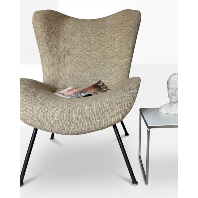 Madame Chair by Fritz Neth for Correcta, 1950s, in Good conditions. Designed 1950 to 1959 I have official proof of...