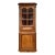American Traditional Corner Cabinet With Architectural Detailing For Sale