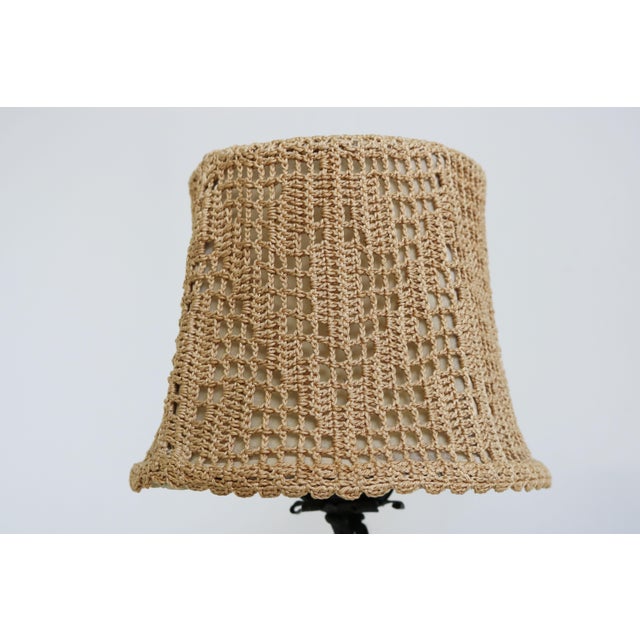 Arts and Crafts Table Lamp in Wrought Iron by Umberto Bellotto, 1910 For Sale - Image 14 of 15