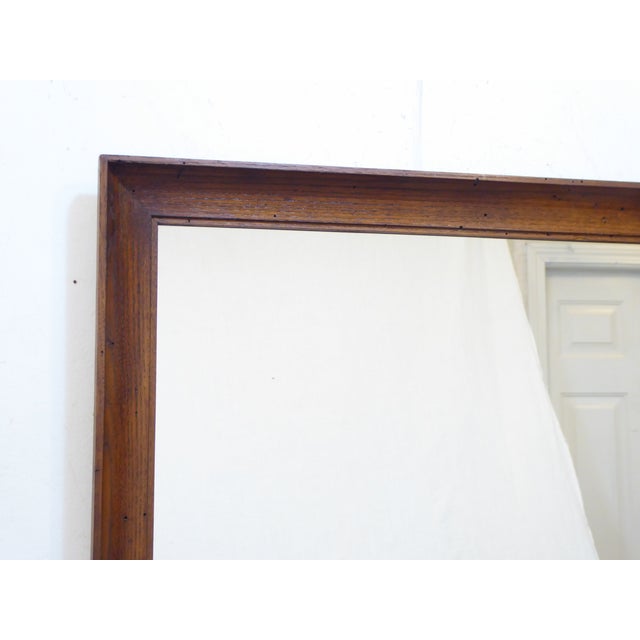 Mid-Century Modern Vintage Modern Pine Mirror For Sale - Image 3 of 6
