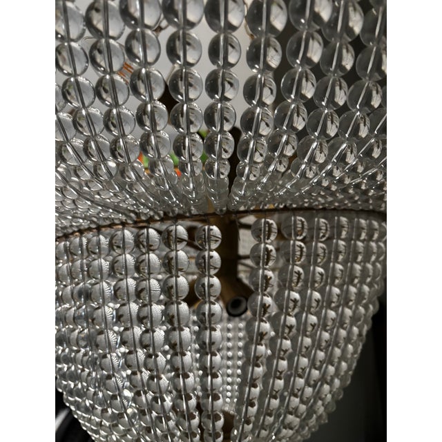 AERIN Modern Glass Chandelier For Sale In Savannah - Image 6 of 6