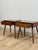 Wood Pair of Vintage Atomic Nightstands Retro Bedside Tables MCM End Tables For Sale - Image 7 of 17