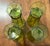 Mid-Century Modern Green Octagon Shaped Glasses by Independence Glass Company - Set of 4 For Sale - Image 3 of 10