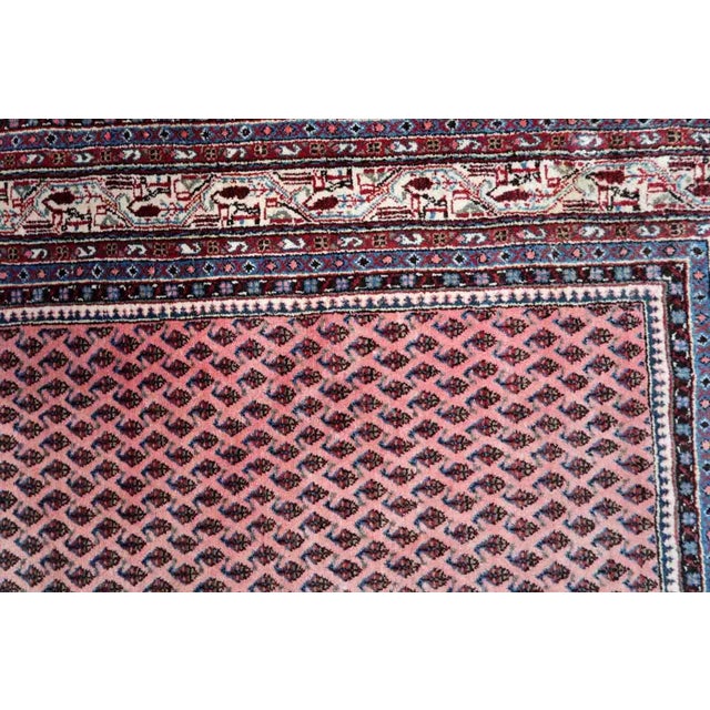 1970s Handmade Vintage Indian Seraband Rug 6.3' X 8.9' For Sale In New York - Image 6 of 13