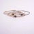 Modern Rocks With Soul Rose Gold Evil Eye Diamond Bangle For Sale - Image 3 of 3