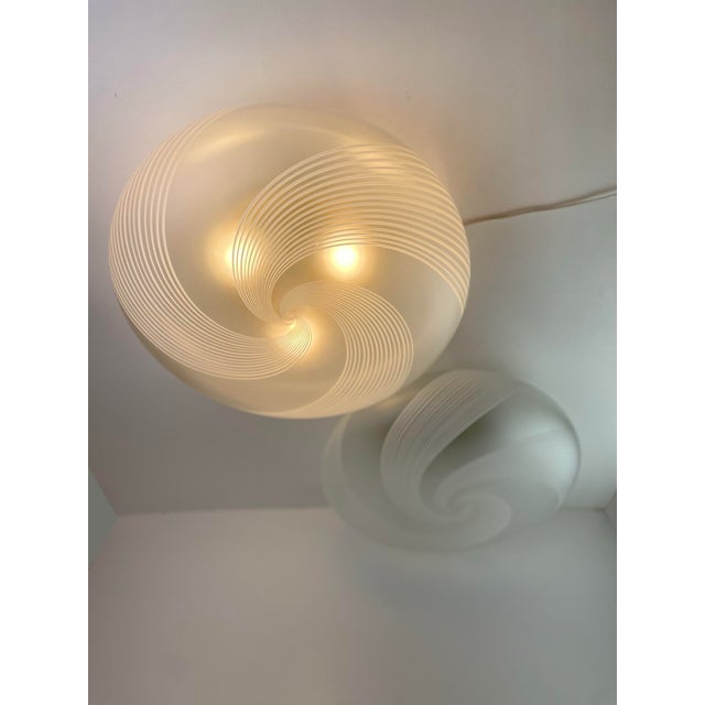 Murano Glass Ceiling Lamp, 1980s For Sale - Image 9 of 15