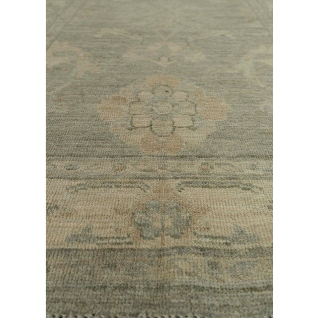 Turkish Oushak Rug 3'1" x 5'3" #21358 For Sale - Image 3 of 8