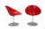 Red Late 20th Century Kartell Eros Swivel Chairs by Philippe Starck For Sale - Image 8 of 8