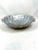 Rustic Vintage Pewter Majolica Style Cabbage Serving Bowl For Sale - Image 3 of 12