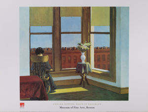 Room in Brooklyn Poster after Edward Hopper