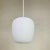 Vintage School Hanging Lamp with White Opaline Glass Shade, 1950s For Sale - Image 15 of 17