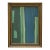 “River Moss" Abstract Art in Vintage Frame, Transitional Living Room Art by JTS For Sale