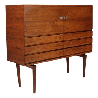 Mid-Century Scandinavian Rosewood Sideboard by Henry Walther Klein for Bramin, 1950s For Sale