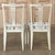 Set of 6 Antique Swedish Gustavian Painted Dining Chairs Includes 2 Armchairs For Sale - Image 10 of 18