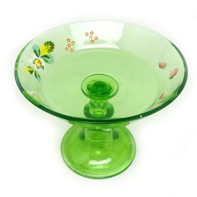 Art Nouveau Uranium Bowl on Stad, Austro-Hungarian Empire, 1900s For Sale - Image 4 of 9