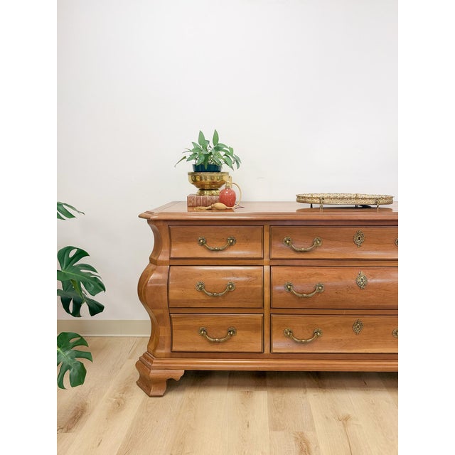 Century Furniture Provincial Curvy 9-Drawer Dresser Vintage Classical Bedroom For Sale - Image 10 of 15